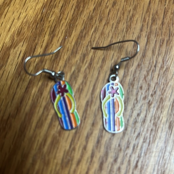 Lot Of 3 Flip Flop Earrings - Picture 3 of 4
